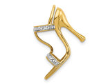 14K Yellow Gold High Heel Charm Pendant (NO Chain)